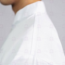 A105 中山領單排扣廚師服-7分袖 L