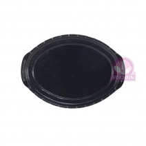 737#10-1 大竹節鐵盤  27x19xH1.7cm(無木板)