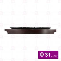 特大圓型鐵盤 Φ31xH2.5cm(無木板)