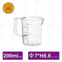 【三能】SN4706量杯/PC塑膠杯/耐熱量杯-200ml