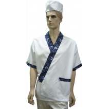 A270 日式廚師服-龍紋門襟 M