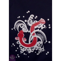 A334-6雙色海鮮藍門簾 鰻魚(單片式)