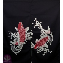 A339 魚躍龍門門簾 (2片/組)