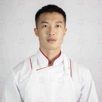 A502 方角單袋布圍裙白(伸縮帶)無內裡