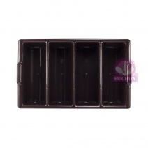 YM0601  四格刀叉盒 31x12.5xH10.5cm