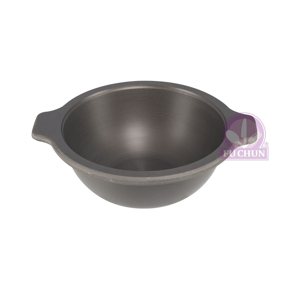 福沙鍋 6寸-身 陽極(黑色)Φ18xH6.7cm