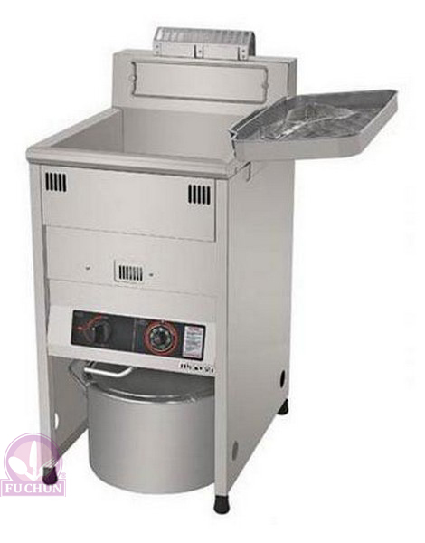 落地型油炸機40L豪華(交叉管) (桶裝瓦斯/天燃)
