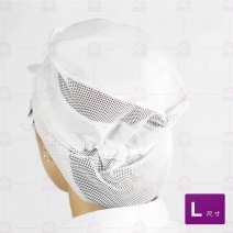 A305 衛生帽附拖網((男女通用)(考照用)-L