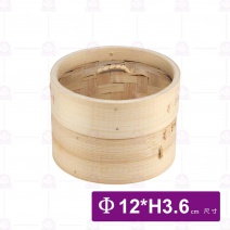竹蒸籠-蓋 4吋 Φ12x3.6cm