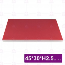 【大師傅】積層型長方砧板 五層(紅)-45x30xH2.5cm