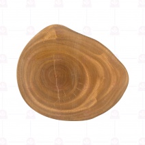 【菊川本味】桃花心木墊(上漆) M155-21 21xH1.4cm
