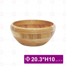 【菊川本味】橡膠木缽(縮口)Φ20.3xH10cm