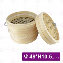 竹蒸籠1.6尺(加厚)-層