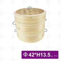 竹蒸籠1.4尺(加厚)-層