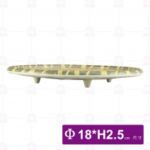 【HS】JR003 陶面籐編圓盤(綠藤)(12入/盒)