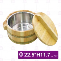 【菊川本味】巧美飯桶組(含鍋)(6人份)-Φ22.5xH11.7cm