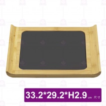 【菊川本味】陶瓷竹盤組-33.2x29.2xH2.9cm