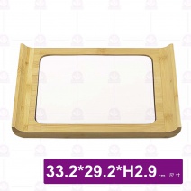 【菊川本味】陶瓷竹盤組-33.2x29.2xH2.9cm
