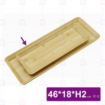 【菊川本味】M291圓角斜邊竹盤(長條)-46x18xH2cm