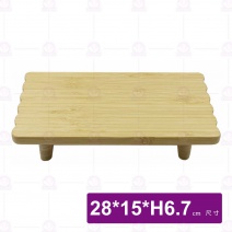 【菊川本味】N84竹壽司台(長方側花邊)-28x15xH6.7cm