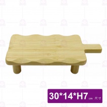 【菊川本味】N85竹壽司台(握柄凹紋)-30x14xH7cm
