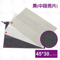 【菊川本味】R53 PVC餐墊(中段亮片/黑)-45x30cm