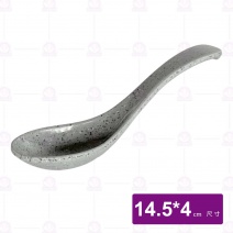 【HS】117 日式湯匙(沙礫)(120入/盒)-14.5x4cm