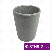 【HS】JA139 陶面日式螺紋杯(沙礫)(12入/盒)