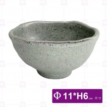 【HS】JA166 陶面石紋碗(沙礫)(24入/盒)