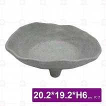 【HS】JA335 陶面旋窩碗(沙礫)(6入/盒)