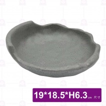 【HS】JA510 陶面懷石圓缽(沙礫)(6入/盒)