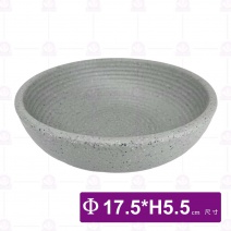 【HS】JA511 陶面石紋圓缽(沙礫)(6入/盒)