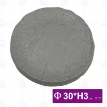 【HS】JA516 12吋陶面岩燒圓盤(沙礫)(6入/盒)