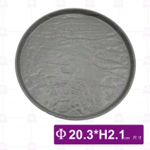 【HS】JA517 8吋陶面烤肉盤(沙礫)(12入/盒)