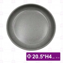 【HS】JA559 8吋陶面圓深缽(沙礫)(6入/盒)