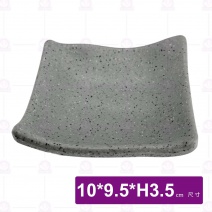 【HS】JA8025 陶面沾醬碟(沙礫)(48入/盒)
