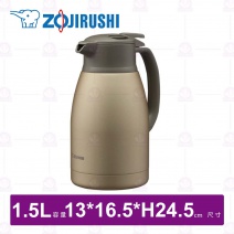 【日本象印】SH-HC15桌上型不鏽鋼保溫瓶(玫瑰金)-1.5L