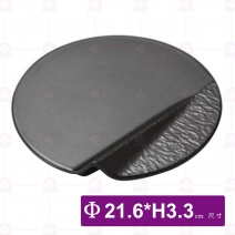【Shunta金順代】原器黑色8吋石紋圓形造型盤(12入/盒)