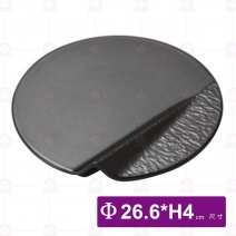 【Shunta金順代】原器黑色10吋石紋圓形造型盤(12入/盒
