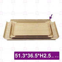 【菊川本味】M718-51 自然風木盤-51.3x36.5xH2.5cm