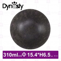 【台灣美耐】AD01005 墨采寬口碗(12入/盒)-310ml