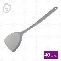 【O-ki】加長合金鍋鏟(灰)-40x10.3x9cm