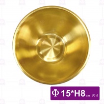 VKG15韓式萬用ST鍍鈦盆(銀)-15xH8cm