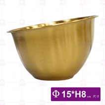 VKG15韓式萬用ST鍍鈦盆(銀)-15xH8cm