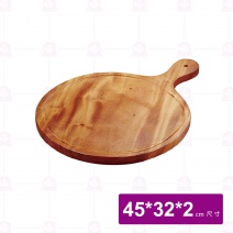 【菊川本味】木PIZZA板-圓45x32x2cm