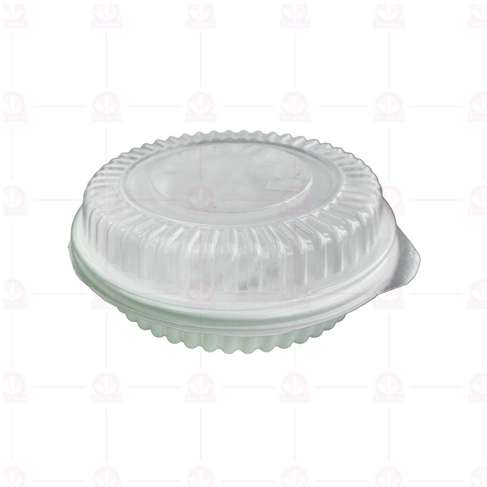0105AB白色圓形年菜盒(底+蓋100入/箱)Φ18xH8cm